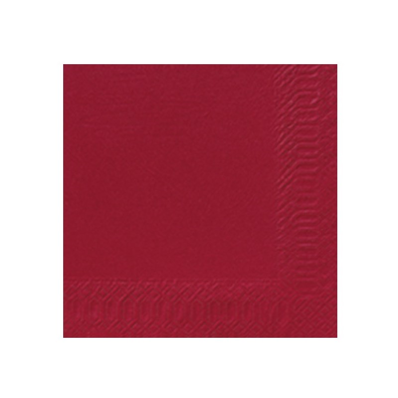 Servietten Duni 24x24 - 2 lg - bordeaux - 300 Stck